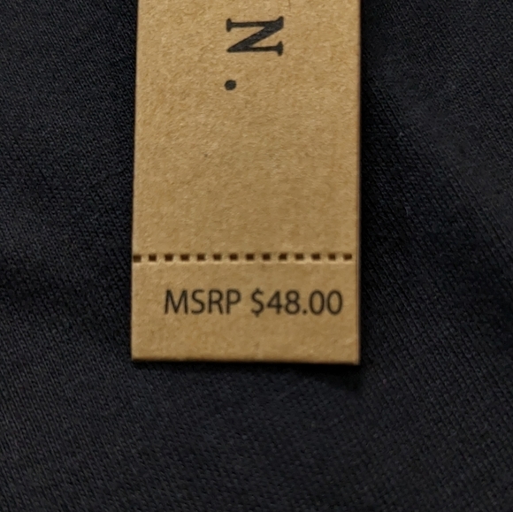 ✨3/$15 NWT Rae Dunn black white Halloween BOO long sleeve T-shirt and socks S - Picture 5 of 7